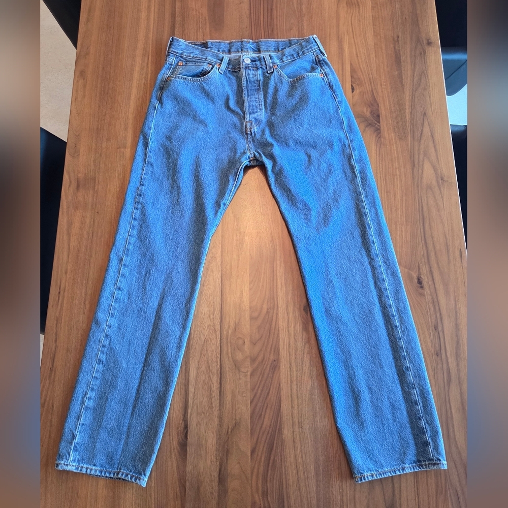 Levi’s 501 Original Fit Jeans Men’s W32 L32 Medium Stonewash